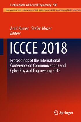 Mozar / Kumar |  ICCCE 2018 | Buch |  Sack Fachmedien