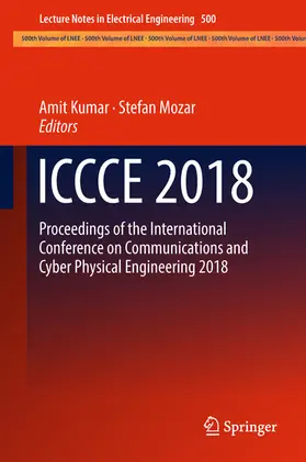 Kumar / Mozar |  ICCCE 2018 | eBook | Sack Fachmedien