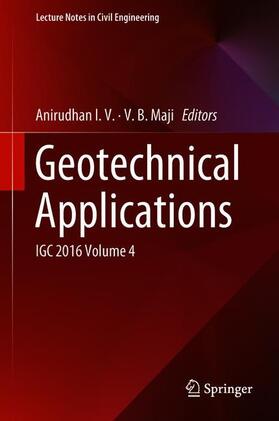 Maji / I.V. |  Geotechnical Applications | Buch |  Sack Fachmedien