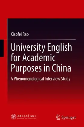 Rao |  University English for Academic Purposes in China | Buch |  Sack Fachmedien