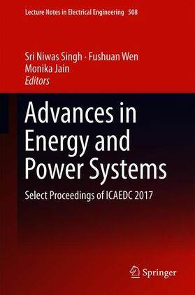 Singh / Jain / Wen |  Advances in Energy and Power Systems | Buch |  Sack Fachmedien