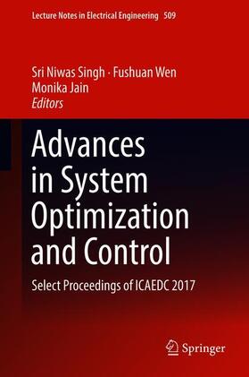 Singh / Jain / Wen |  Advances in System Optimization and Control | Buch |  Sack Fachmedien