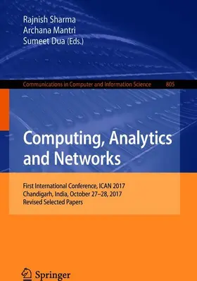 Sharma / Dua / Mantri |  Computing, Analytics and Networks | Buch |  Sack Fachmedien