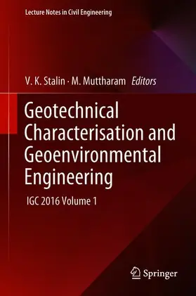 Muttharam / Stalin |  Geotechnical Characterisation and Geoenvironmental Engineering | Buch |  Sack Fachmedien