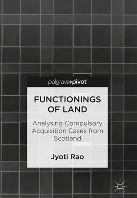 Rao |  Functionings of Land | Buch |  Sack Fachmedien