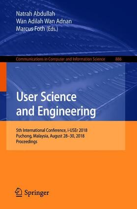 Abdullah / Foth / Wan Adnan |  User Science and Engineering | Buch |  Sack Fachmedien