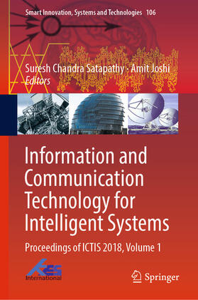 Satapathy / Joshi |  Information and Communication Technology for Intelligent Systems | eBook | Sack Fachmedien