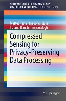 Testa / Magli / Valsesia |  Compressed Sensing for Privacy-Preserving Data Processing | Buch |  Sack Fachmedien