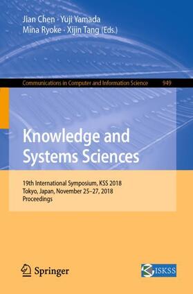Chen / Tang / Yamada |  Knowledge and Systems Sciences | Buch |  Sack Fachmedien