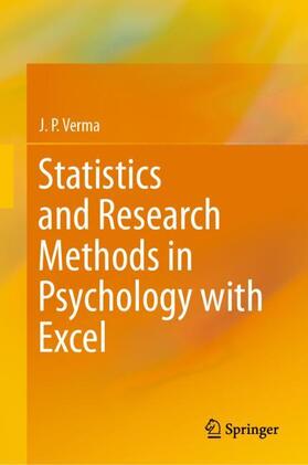 Verma |  Statistics and Research Methods in Psychology with Excel | Buch |  Sack Fachmedien