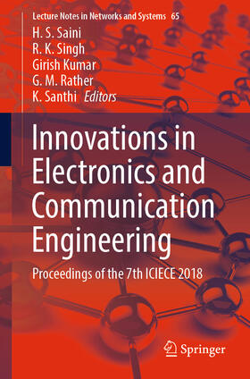 Saini / Singh / Kumar |  Innovations in Electronics and Communication Engineering | eBook | Sack Fachmedien