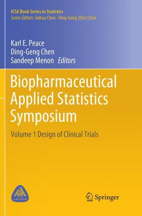 Peace / Menon / Chen |  Biopharmaceutical Applied Statistics Symposium | Buch |  Sack Fachmedien