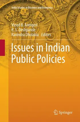 Annigeri / Deshpande / Dholakia |  Issues in Indian Public Policies | Buch |  Sack Fachmedien