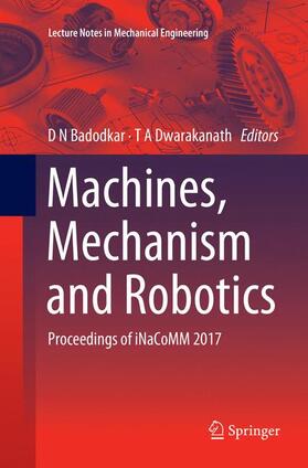 Dwarakanath / Badodkar |  Machines, Mechanism and Robotics | Buch |  Sack Fachmedien