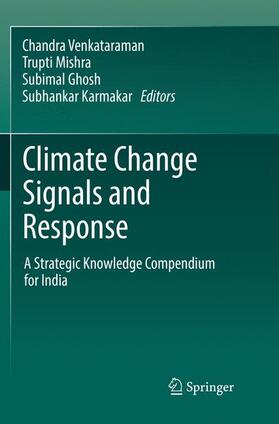 Venkataraman / Karmakar / Mishra |  Climate Change Signals and Response | Buch |  Sack Fachmedien