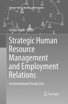 Malik |  Strategic Human Resource Management and Employment Relations | Buch |  Sack Fachmedien