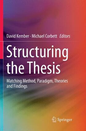 Corbett / Kember |  Structuring the Thesis | Buch |  Sack Fachmedien