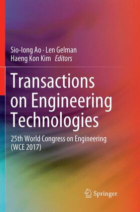 Ao / Kim / Gelman |  Transactions on Engineering Technologies | Buch |  Sack Fachmedien