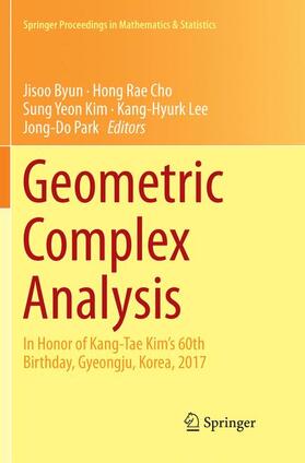 Byun / Cho / Park |  Geometric Complex Analysis | Buch |  Sack Fachmedien