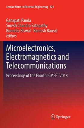 Panda / Bansal / Satapathy |  Microelectronics, Electromagnetics and Telecommunications | Buch |  Sack Fachmedien