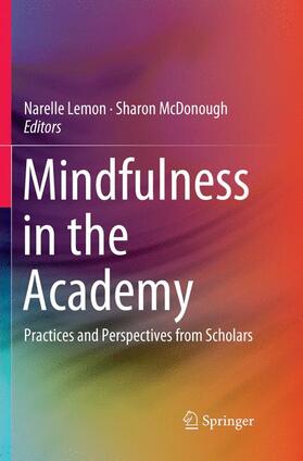 McDonough / Lemon |  Mindfulness in the Academy | Buch |  Sack Fachmedien