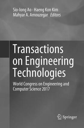 Ao / Kim / Amouzegar |  Transactions on Engineering Technologies | Buch |  Sack Fachmedien