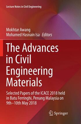 Isa / Awang |  The Advances in Civil Engineering Materials | Buch |  Sack Fachmedien