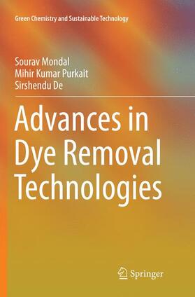 Mondal / De / Purkait |  Advances in Dye Removal Technologies | Buch |  Sack Fachmedien