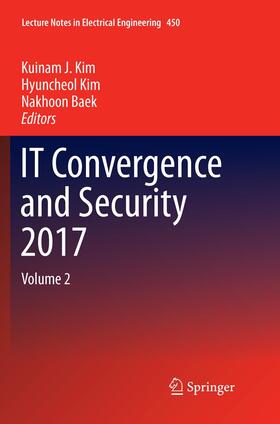 Kim / Baek |  IT Convergence and Security 2017 | Buch |  Sack Fachmedien