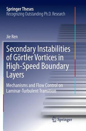 Ren |  Secondary Instabilities of Görtler Vortices in High-Speed Boundary Layers | Buch |  Sack Fachmedien