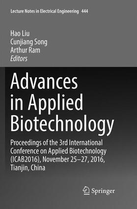 Liu / Ram / Song |  Advances in Applied Biotechnology | Buch |  Sack Fachmedien