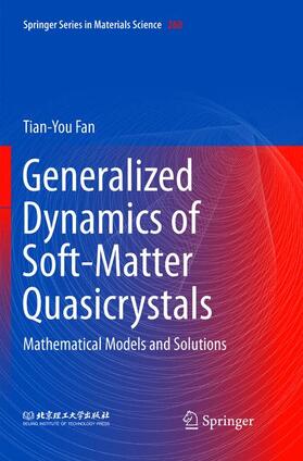 Fan |  Generalized Dynamics of Soft-Matter Quasicrystals | Buch |  Sack Fachmedien