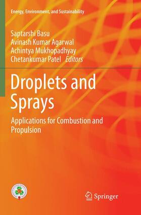 Basu / Patel / Agarwal |  Droplets and Sprays | Buch |  Sack Fachmedien