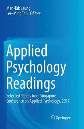Tan / Leung |  Applied Psychology Readings | Buch |  Sack Fachmedien