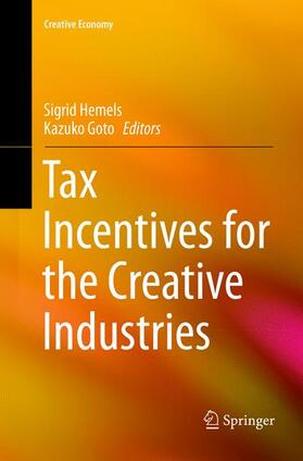 Goto / Hemels |  Tax Incentives for the Creative Industries | Buch |  Sack Fachmedien