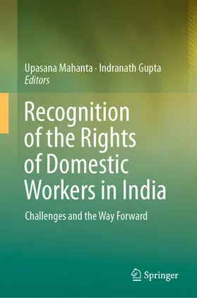 Mahanta / Gupta | Recognition of the Rights of Domestic Workers in India | E-Book | sack.de