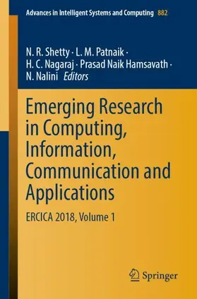 Shetty / Patnaik / Nalini |  Emerging Research in Computing, Information, Communication and Applications | Buch |  Sack Fachmedien