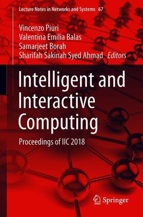 Piuri / Syed Ahmad / Balas |  Intelligent and Interactive Computing | Buch |  Sack Fachmedien