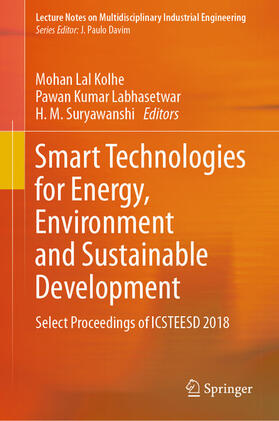 Kolhe / Labhasetwar / Suryawanshi |  Smart Technologies for Energy, Environment and Sustainable Development | eBook | Sack Fachmedien
