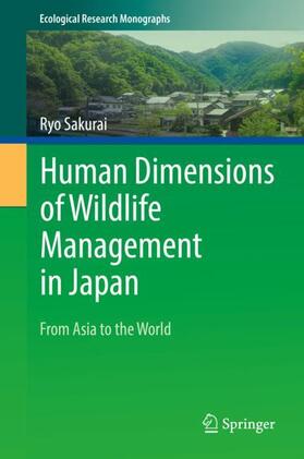 Sakurai |  Human Dimensions of Wildlife Management in Japan | Buch |  Sack Fachmedien