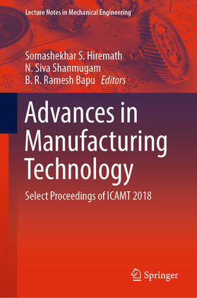Hiremath / Shanmugam / Bapu |  Advances in Manufacturing Technology | eBook | Sack Fachmedien