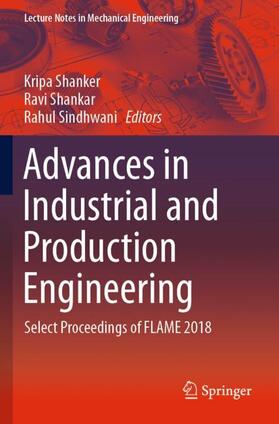 Shanker / Sindhwani / Shankar |  Advances in Industrial and Production Engineering | Buch |  Sack Fachmedien