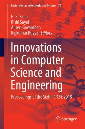 Saini / Buyya / Sayal | Innovations in Computer Science and Engineering | Buch | 978-981-13-7081-6 | sack.de