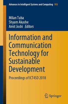 Tuba / Joshi / Akashe |  Information and Communication Technology for Sustainable Development | Buch |  Sack Fachmedien