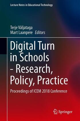 Laanpere / Väljataga |  Digital Turn in Schools¿Research, Policy, Practice | Buch |  Sack Fachmedien