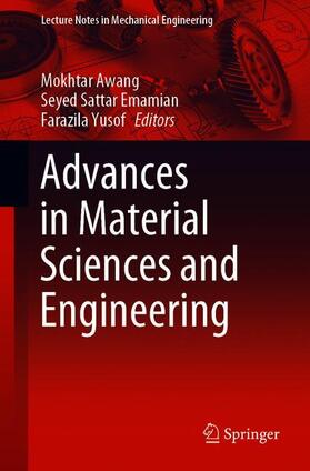 Awang / Yusof / Emamian |  Advances in Material Sciences and Engineering | Buch |  Sack Fachmedien
