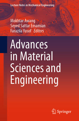 Awang / Emamian / Yusof |  Advances in Material Sciences and Engineering | eBook | Sack Fachmedien