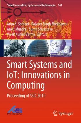 Somani / Shekhawat / Verma |  Smart Systems and IoT: Innovations in Computing | Buch |  Sack Fachmedien
