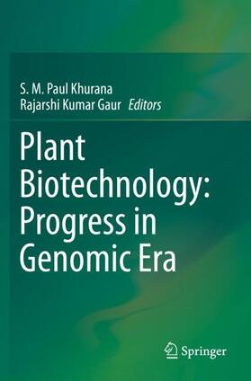 Gaur / Khurana |  Plant Biotechnology:  Progress in Genomic Era | Buch |  Sack Fachmedien