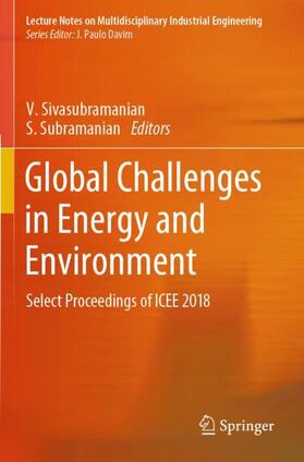 Subramanian / Sivasubramanian |  Global Challenges in Energy and Environment | Buch |  Sack Fachmedien